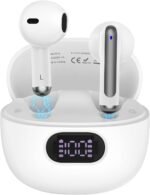 Wireless Earbuds Bluetooth Ear Buds for iPhone 17 16 Pro Max 16e 16 Plus 16 15 Pro Max 15, V5.3 48H Wireless Headphones with LED Display Charging Case IPX7 Waterproof Earphones for Samsung A16 A36 S25 - Image 2