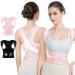 babaka Posture Corrector for Women, Invisible Lightweight Adjustable Back Brace for Upper and Lower Back Pain Relief, Hunchback, Hump, Scoliosis, Thoracic, Spine Corrector Under Clothes (Pink, Small, Waist: 25''-30'') - Image 2