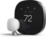 ecobee Smart Thermostat Premium with Smart Sensor and Air Quality Monitor - Programmable Wifi Thermostat - Works with Siri, Alexa, Google Assistant - Image 2