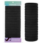 hair ties no damage,Hair Bands for Women Thick Hair,20 Pcs Elastic Hair Ties,Black Hair Bobbles for Men Girl,Hair Band Ponytail Holders,Hair Accessories,Scrunchies for Women - Image 2