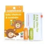 oogiebear Organic Nourishing Nose to Toe & Breathing Rub Balms - Naturally Soothing, Gentle Moisturizer, On-The-Go Size with Travel Pouch - 0.5 oz, Safe for Infants, Doctor Made - Image 2