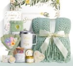 11 PCS Birthday Gifts for Women, Get Well Soon Gifts Baskets for Women Self Care Gifts, Spa Care Package After Surgery Thinking of You Sympathy Gift,Gift for Sick Friends Mom w/Blanket - Image 2