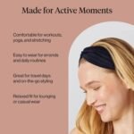 Kitsch Wide Headbands for Women Non Slip - Running Headbands for Girls, Ideal for Working Out, Yoga, Gym, or Lounging | Stretchy Head Bands | Fashion Hair Accessories - Garden Bouquet, 2pcs - Image 7