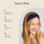 Kitsch Wide Headbands for Women Non Slip - Running Headbands for Girls, Ideal for Working Out, Yoga, Gym, or Lounging | Stretchy Head Bands | Fashion Hair Accessories - Garden Bouquet, 2pcs - Image 8
