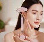 Valentines Day Gifts for Women,Wife,Girls,3-in-1 Gua Sha & Jade Roller Facial Tools Set -Jade Roller & Gua Sha Kit& Facial Massage PenFacial Massage Device for Skincare, Best Gift (Pink) - Image 3