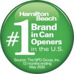 Hamilton Beach Smooth Touch Electric Automatic Can Opener with Easy Push Down Lever, Eliminates Sharp Edges, Opens All Standard-Size and Pop-Top Cans, Extra Tall, Black and Chrome (76606AG) - Image 6