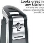 Hamilton Beach Smooth Touch Electric Automatic Can Opener with Easy Push Down Lever, Eliminates Sharp Edges, Opens All Standard-Size and Pop-Top Cans, Extra Tall, Black and Chrome (76606AG) - Image 7