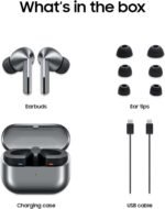 SAMSUNG Galaxy Buds 3 Pro AI True Wireless Bluetooth Earbuds + $30 Amazon Gift Card, Noise Cancelling, Sound Optimization, Redesigned Comfort Fit, Silver [US Version, Amazon Exclusive 2Yr Warranty] - Image 11