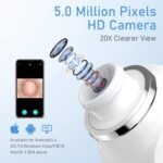 Blackhead Remover Vacuum, USB Interface Type Pore Vacuum, Black Head Extractions Tool with Camerafor, Men and Women Pore Cleaner, 3 Adjustment Modes & 6 Suction Heads(Light Pink) - Image 3