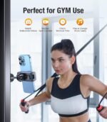 Coolpow Magnetic Phone Holder for Gym【Strong Magnets】 Tripod Mount Ring Gym Magnetic Phone Holder Attach to Metal Surface, Gym Accessories for Men Women Essentials for All Smartphones 4.7-7" - Image 3