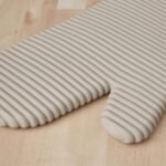 KITCHENAID Ribbed Soft Silicone Oven Mitt 2-Pack Set, 7.5"x13", Milkshake - Image 4