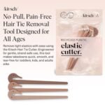 Kitsch Hair Tie Cutter – Easy To Use, Pain Free Rubber Band Cutter for Hair Kids, Baby & Toddler Girls | Ideal Gifts for Women – Multicolor, 3pc Set - Image 3