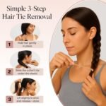 Kitsch Hair Tie Cutter – Easy To Use, Pain Free Rubber Band Cutter for Hair Kids, Baby & Toddler Girls | Ideal Gifts for Women – Multicolor, 3pc Set - Image 6