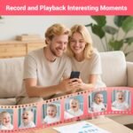 Video Baby Monitor with App & Screen 1080P Camera,Smart AI Cry Detection&Face Detection,8 Lullabies,2 Way Talk,Night Vision,Wall Mount,Support Smart Watch,Temperature Monitoring - Image 5