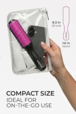 Brush - Premium Detangling Hair Brush, Compact & Easy to Clean Multi Purpose HairBrush for Women, Men, Kids - Ideal for Straight to Wavy Hair, Wet or Dry, Heat Resistant Hair Brush - Image 8