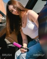 Brush - Premium Detangling Hair Brush, Compact & Easy to Clean Multi Purpose HairBrush for Women, Men, Kids - Ideal for Straight to Wavy Hair, Wet or Dry, Heat Resistant Hair Brush - Image 9