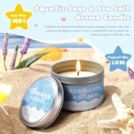 Birthday Gifts for Women Blue Ocean Gifts Box Set Self Care Gifts for Mom Girlfriend Wife Sister Her Best Friend,Relaxing Spa Gift Baskets for Women Get Well Soon Sympathy Gift Care Package for Women - Image 7