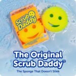 Scrub Daddy 6 Kitchen Sponges & 1 Daddy Caddy Dish Sponge Holder - BPA Free & Made with Polymer Foam - Stain & Odor Resistant, Scratch-Free Multipurpose Scrubbers - Image 3