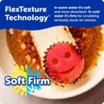 Scrub Daddy 6 Kitchen Sponges & 1 Daddy Caddy Dish Sponge Holder - BPA Free & Made with Polymer Foam - Stain & Odor Resistant, Scratch-Free Multipurpose Scrubbers - Image 4