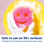 Scrub Daddy 6 Kitchen Sponges & 1 Daddy Caddy Dish Sponge Holder - BPA Free & Made with Polymer Foam - Stain & Odor Resistant, Scratch-Free Multipurpose Scrubbers - Image 6