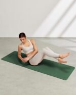 Yoga Mat,Non-Slip TPE Exercise Mat(1/4 Inch) for Pilates, Fitness & Barefoot Workouts, Home Gym Studio with Strap & Bag - Image 4