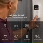 myQ Smart Garage Door Video Keypad with Wide-Angle Camera,Customizable PIN Codes,and Smartphone Control–Take Charge of Your Garage Access Works with Chamberlain, LiftMaster and Craftsman openers,White - Image 3