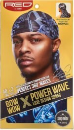 KISS RED Bow Wow Power Wave Luxe Design Durag - Image 3
