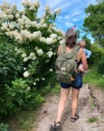 RUVALINO Diaper Bag Backpack - Multifunction Travel Back Pack Maternity Baby Changing Bags, Diaper Changing Totes, Large Capacity, Waterproof and Stylish, Baby Travel Essential, Army Green - Image 7