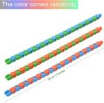 12 Pack 24 Links Wacky Tracks Snap and Click Fidget Toys, Finger Sensory Toys, Snake Puzzles for Stress Relief, Party Bag Fillers, Party Favours, Random Color - Image 3