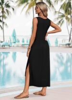 WIHOLL Maxi Dress Summer Dresses 2026 Beach Vacation Clothes Sleeveless Sundresses with Pockets Boho S-3XL - Image 7