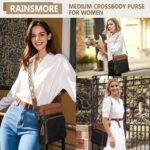 RAINSMORE Crossbody Bags for Women Leather Crossbody Purse Designer Womens Shoulder Handbags Trendy Cross Body Purse - Image 3