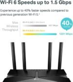 TP-Link Smart WiFi 6 Router (Archer AX10) – 4 Gigabit LAN Ports, Dual Band 802.11AX Router, Beamforming, OFDMA, MU-MIMO, Parental Controls, Dual-Core 900MHz Processor, Works with Alexa - Image 3