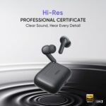 realme Buds T200 TWS Buds, Hi-Res Audio, LDAC, IP55 Water Resistant, 12.4mm Dynamic Bass Driver, 32dB ANC, 50h Playback - (Gray) - Image 5