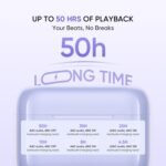 realme Buds T200 TWS Buds, Hi-Res Audio, LDAC, IP55 Water Resistant, 12.4mm Dynamic Bass Driver, 32dB ANC, 50h Playback - (Gray) - Image 6