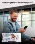 Baby Monitor with Camera and Audio WiFi/No WiFi: Baby Monitor WiFi Smartphone APP Control NightVision 4.3' Screen Smart Video Baby Monitor with Remote PTZ 2-Way Talk Motion & Cry Alert(Only 2.4G WiFi) - Image 3