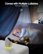 Baby Monitor with Camera and Audio WiFi/No WiFi: Baby Monitor WiFi Smartphone APP Control NightVision 4.3' Screen Smart Video Baby Monitor with Remote PTZ 2-Way Talk Motion & Cry Alert(Only 2.4G WiFi) - Image 7