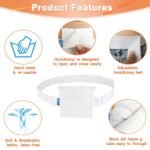 NEPPT G Tube Holder Belt Feeding Tubes Accessories G Tube Covers Peg Tube Gastrostomy Catheter Pd Dialysis Belt Pads Drainage Medical Abdominal Dialysis for Men Women(28"~37") - Image 3