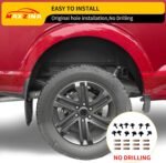 Rear Wheel Well Liners Compatible with 2021-2025 Ford F150 (Not for Raptor) Rear Wheel Arch Liners No Drilling Well Guards Tire Inner Fenders for 2024 F-150 Replacement Accessories (2PCS) - Image 6