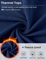 LOMON Maternity Shirts Long Sleeve Thermal Tops Side Ruched Casual Tshirt Crewneck Fleece Base Layer for Pregnant Women - Image 6