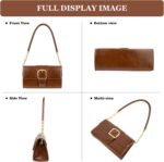 Shoulder Bag for Women, Cute Soft PU Leather Small Crossbody Purses Handbags, Trendy Underarm Bag Tote Purses for Women - Image 7