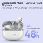 realme Buds T200 Lite Bluetooth in Ear Earbuds,4 Mic, AI ENC for Calls,48 Hours Total Playback with Fast Charging and Low Latency Gaming TWS, Google Fast Pair, with mic - (Gray) - Image 4