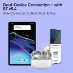 realme Buds T200 Lite Bluetooth in Ear Earbuds,4 Mic, AI ENC for Calls,48 Hours Total Playback with Fast Charging and Low Latency Gaming TWS, Google Fast Pair, with mic - (Gray) - Image 5