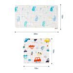 Maliton Muslin Baby Burp Cloths 6 Pack Large 20''x10'' 100% Cotton Burp Rags Absorbent and Soft 6 Layers Muslin Cloth Baby Essentials for Newborn(Animals and Cars, Pack of 6) - Image 9