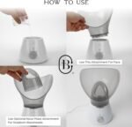 Bella Ciao 11-Piece Facial Steamer Set – Portable Face Steamer for Deep Cleaning, Hydration & Pore Care – Skincare Beauty Tool Kit for Women & Teens – Spa Gift for Home, Travel & Self-Care Routine - Image 9