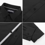 PJ PAUL JONES Mens Dress Shirts Wrinkle Free Stretch Button Down Shirt Casual Long Sleeve Business Shirts - Image 5