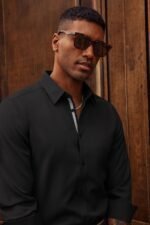 PJ PAUL JONES Mens Dress Shirts Wrinkle Free Stretch Button Down Shirt Casual Long Sleeve Business Shirts - Image 7