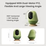 Monai Baby Monitor with Camera and Audio, 3K UHD, 6X Zoom, WiFi Video Monitor for Room or Travel, Pan 350° Tilt 65°, AI Cry Detection, Virtual Fence, Face-Cover Alerts, Sleep Monitoring, Night Vision - Image 7