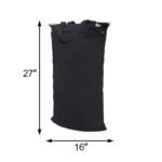 wegreeco Large Reusable Hanging Wet Dry Cloth Diaper Bag (Black) - Image 3