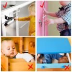 Goodv Child Safety Cabinet Locks - (10 Pack) Baby Proofing Latches to Drawer Door Fridge Oven Toilet Seat Kitchen Cupboard Appliance Trash Can with 3M Adhesive - Adjustable Strap No Drill No Tool - Image 4