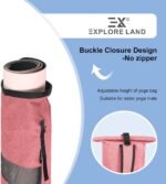 Explore Land Oxford Yoga Mat Storage Bag with Breathable Mesh Window and Large Pockets - Image 4